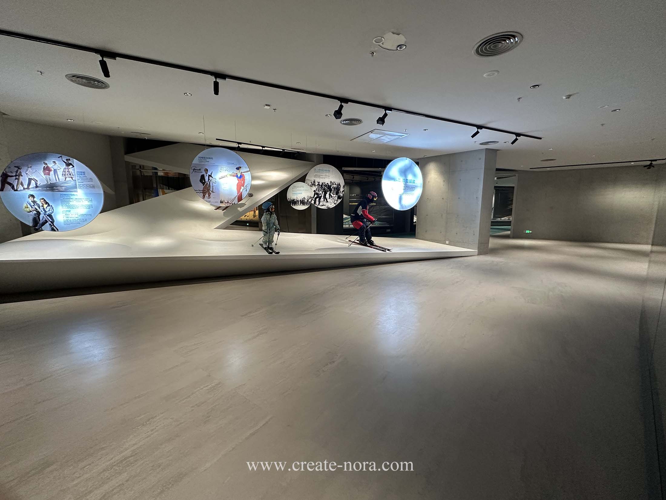 the photo of nora rubber flooring in winter sports Museum 9